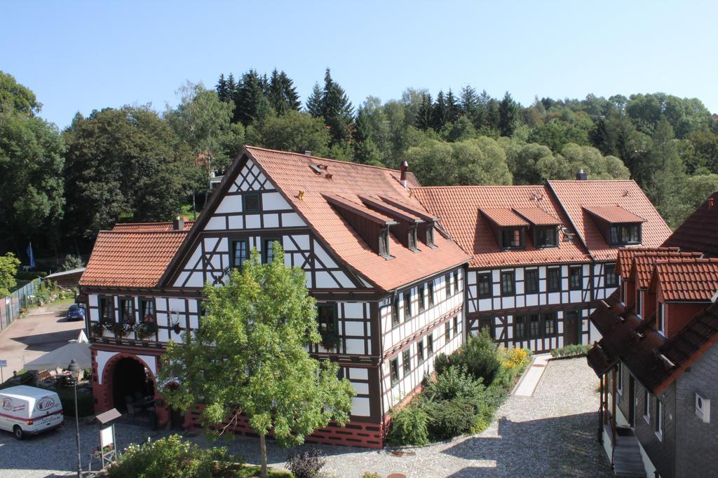 Hotel Goldener Hirsch Suhl Exterior foto