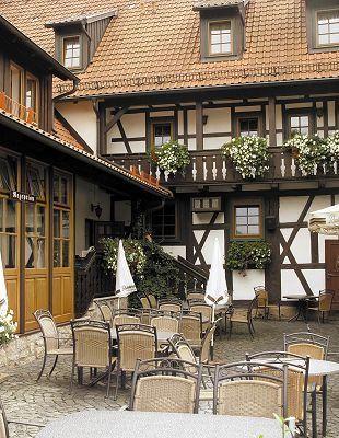 Hotel Goldener Hirsch Suhl Exterior foto